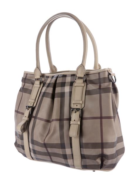 burberry chocolate smoked checked satchel|Burberry London Smoked Check Satchel .